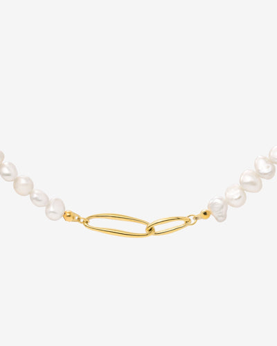 Fluidity Pearl Collana Oro