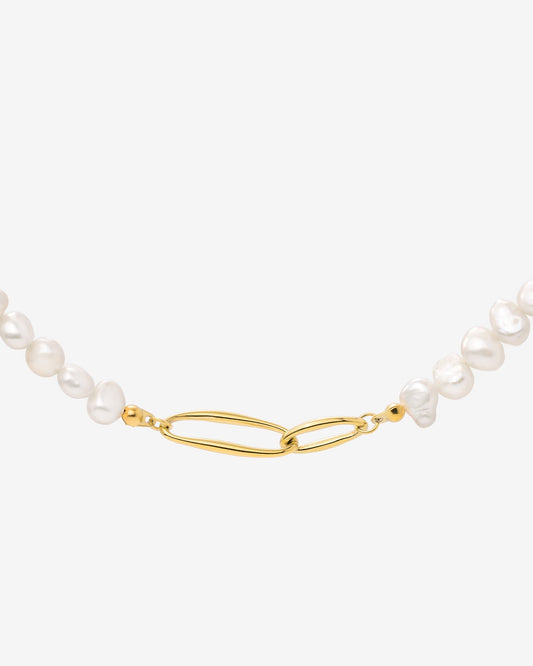 Fluidity Pearl Collana Oro