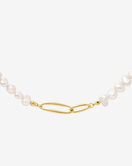 Fluidity Pearl Collana Oro