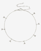 Tiny Beads Cavigliera Argento