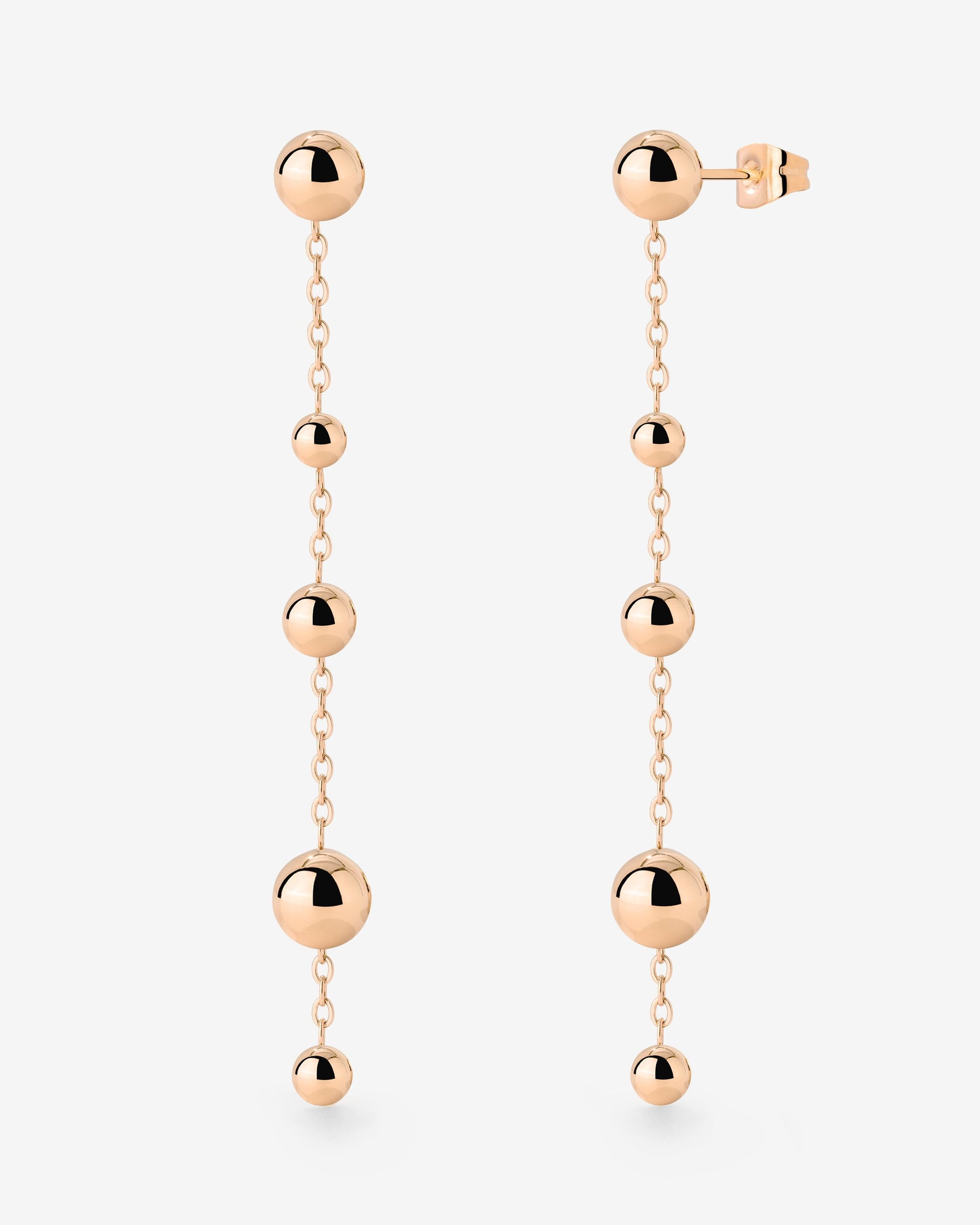 Infinite Beads Orecchini Oro Rosa