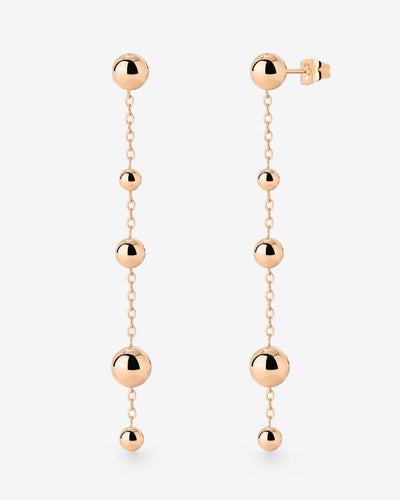 Infinite Beads Orecchini Oro Rosa