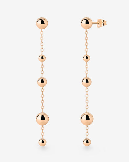 Infinite Beads Orecchini Oro Rosa