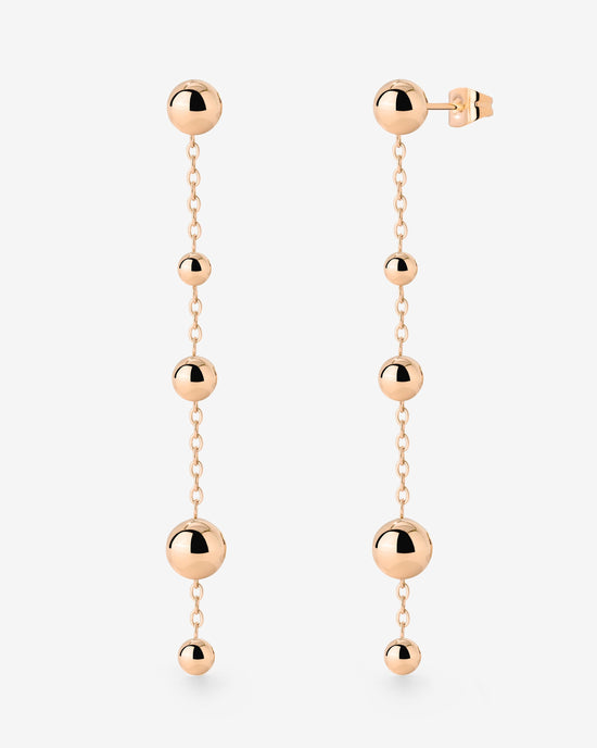 Infinite Beads Orecchini Oro Rosa