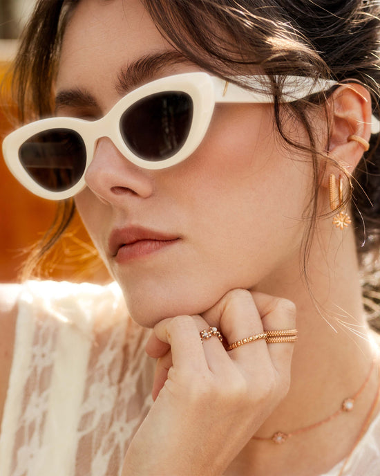 Dotted Anello Oro Rosa
