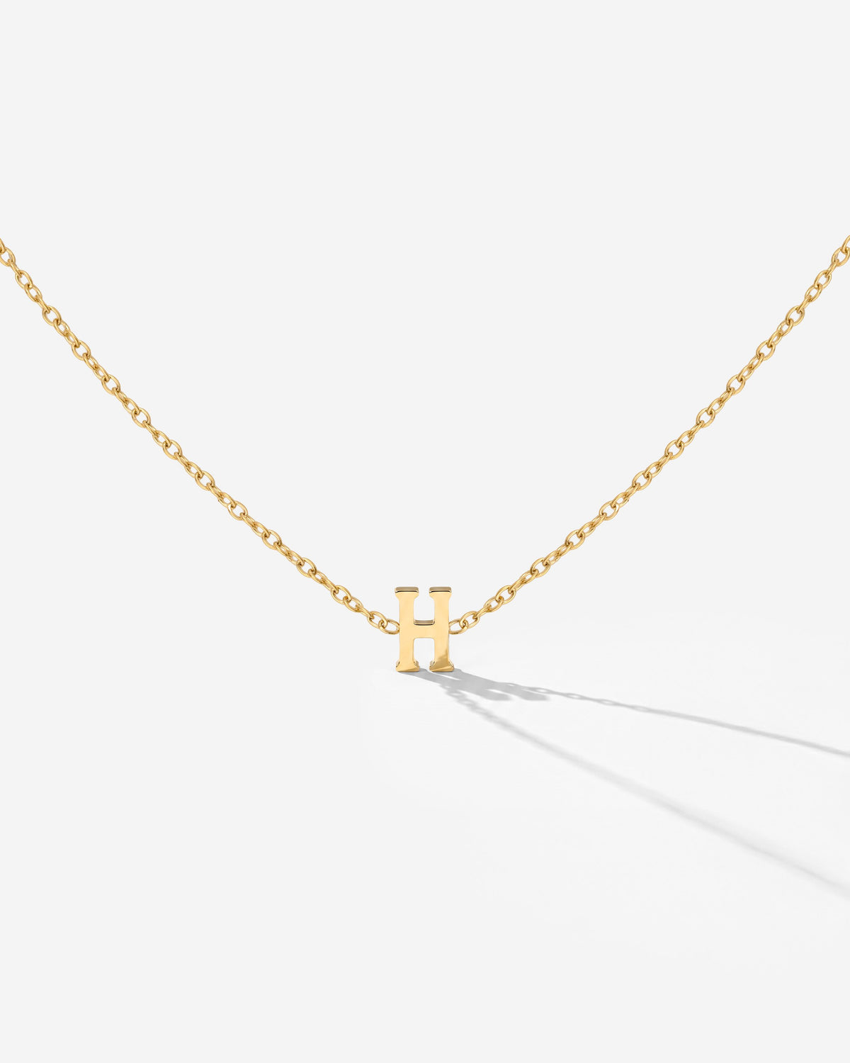 Tiny Letter Necklace