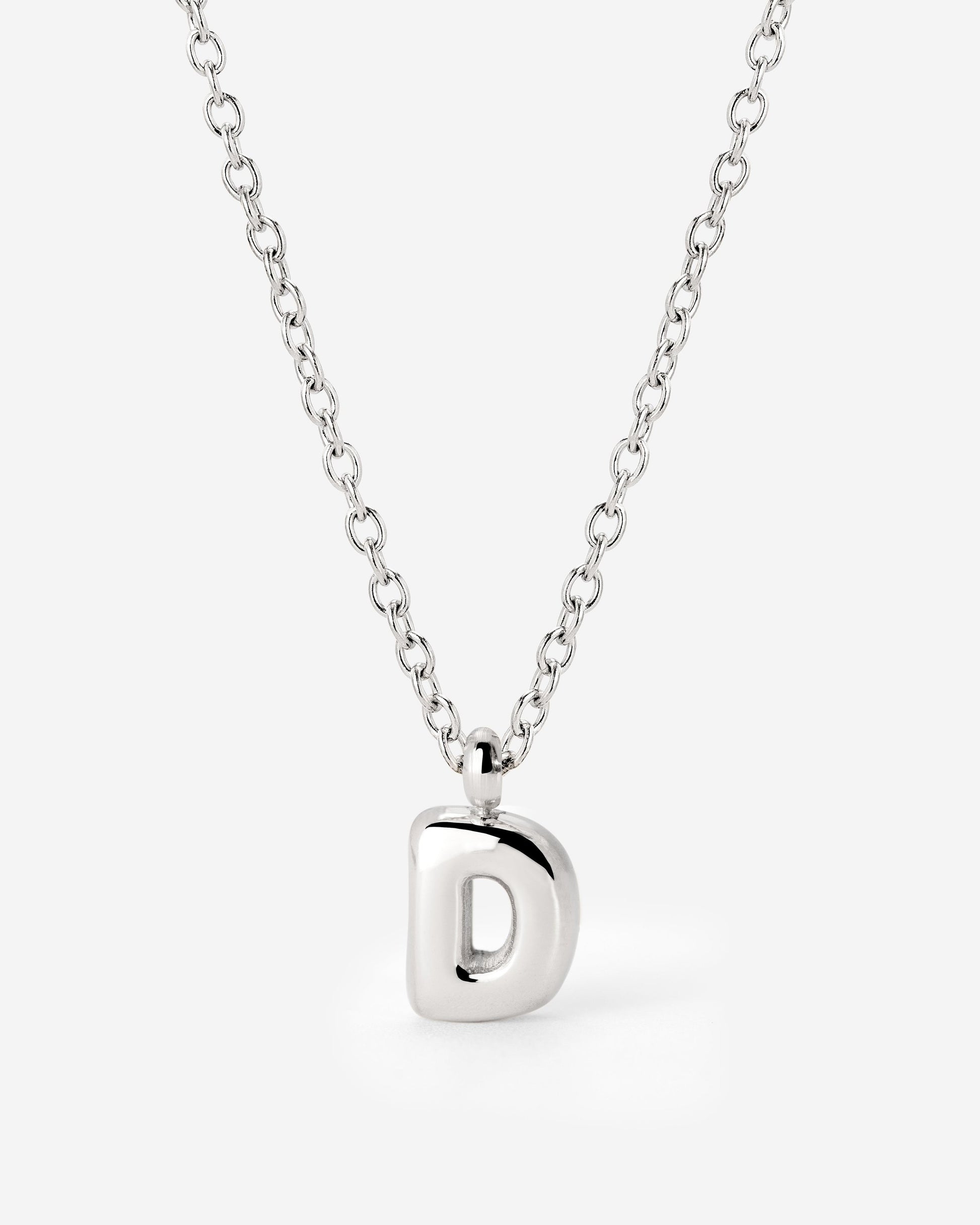 Bubble Letter Collana Argento