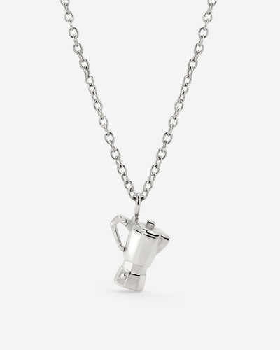 Coffee Lover Collana Argento