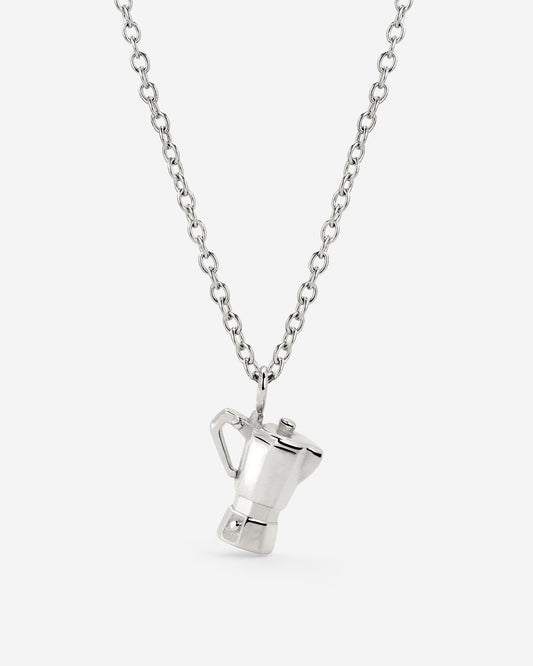 Coffee Lover Collana Argento