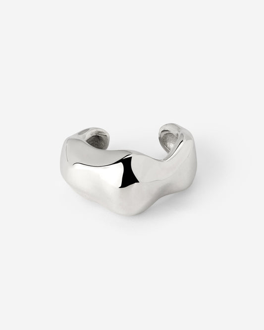 Colorful Conny Ear Cuff Argento