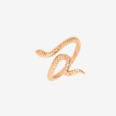 Lola Selflove Snake Anello Oro Rosa