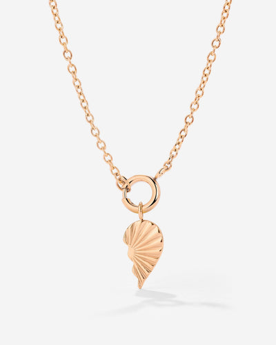 Twin Flame Right Classic Chain Collana Set Oro Rosa