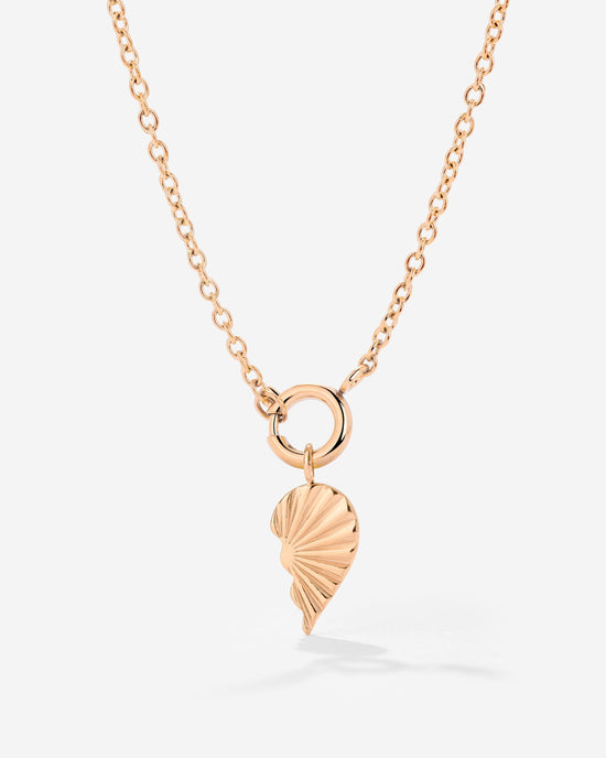 Twin Flame Right Classic Chain Collana Set Oro Rosa