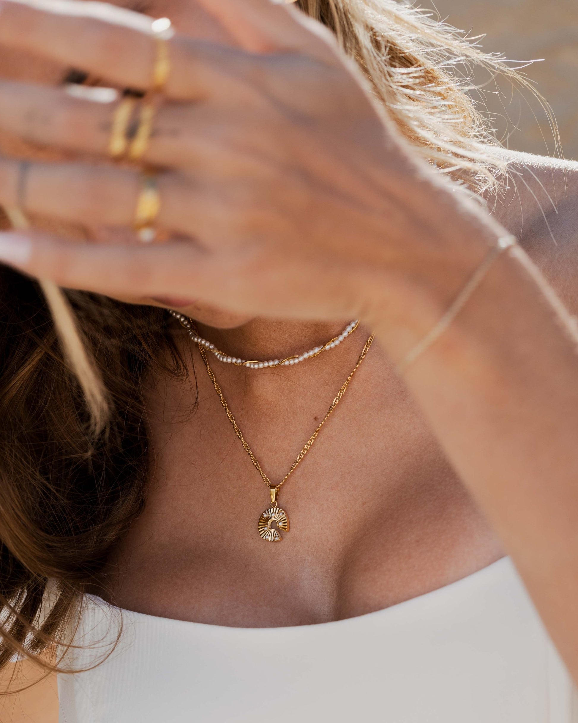 Sparkling Donut Collana Oro
