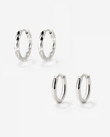 Soft 'n' Subtle Hoop Bundle Argento
