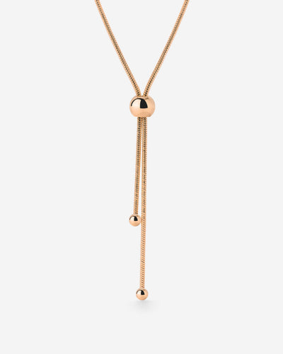 Simple Elegance Y-Collana Oro Rosa