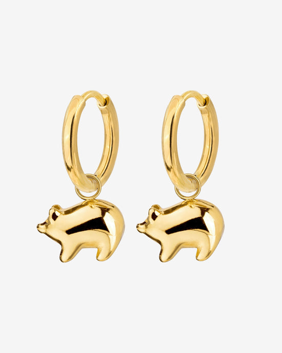 Piggy Hoop Set Small Oro