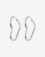 Heartily Hoops Small Argento