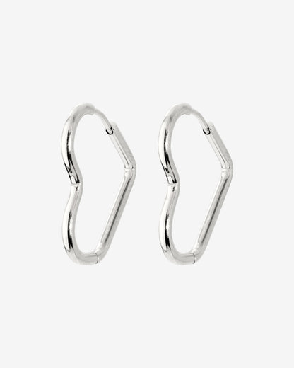 Heartily Hoops Small Argento