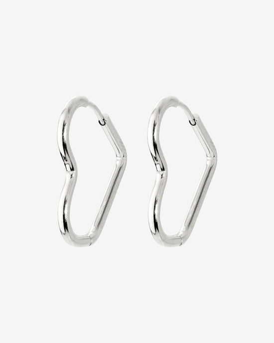 Heartily Hoops Small Argento