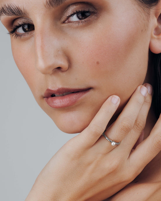 Dream Pearl Anello Argento