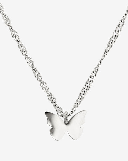 Flutterby Collana Argento