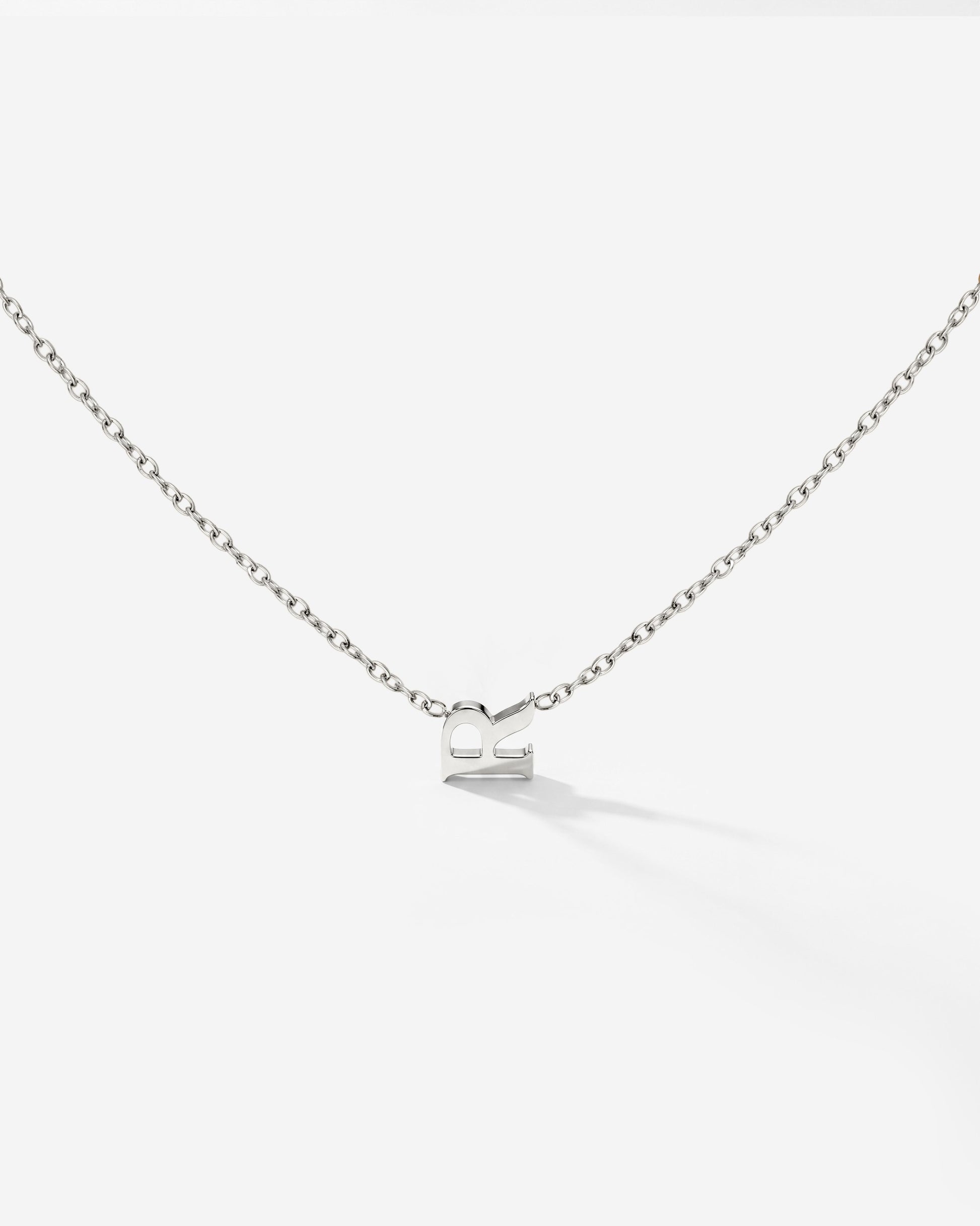 Tiny Letter Necklace