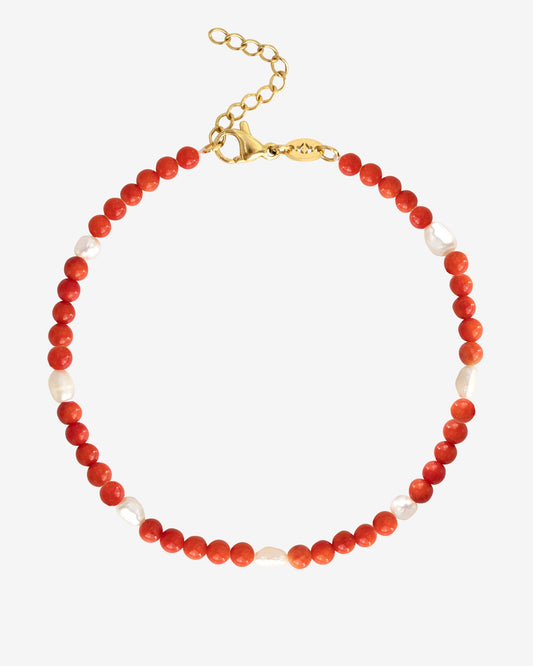 Coral Color Cavigliera Oro