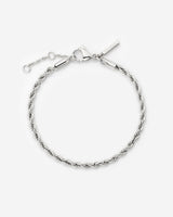 Rope Chain Bracciale Argento