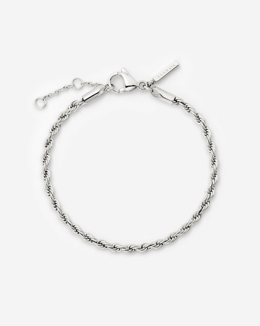 Rope Chain Bracciale Argento