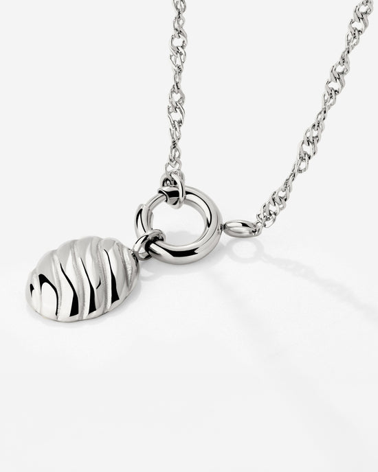 Serenity Singapore Chain Collana Set Argento