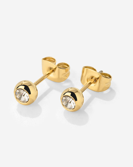 Bezel Bling Orecchini Oro