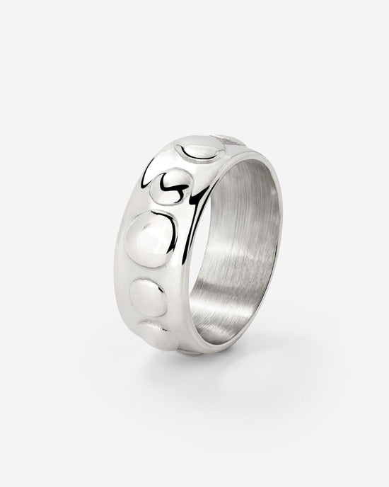 Boho Beads Anello Argento