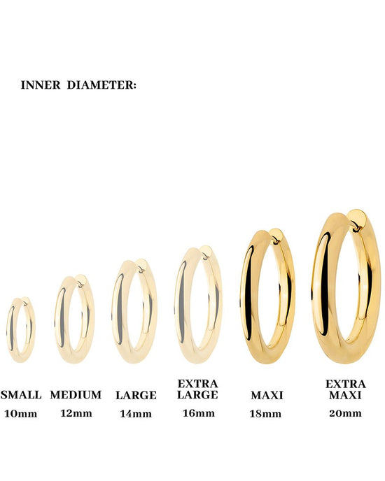 Chunky Lover Hoop Set Maxi Oro