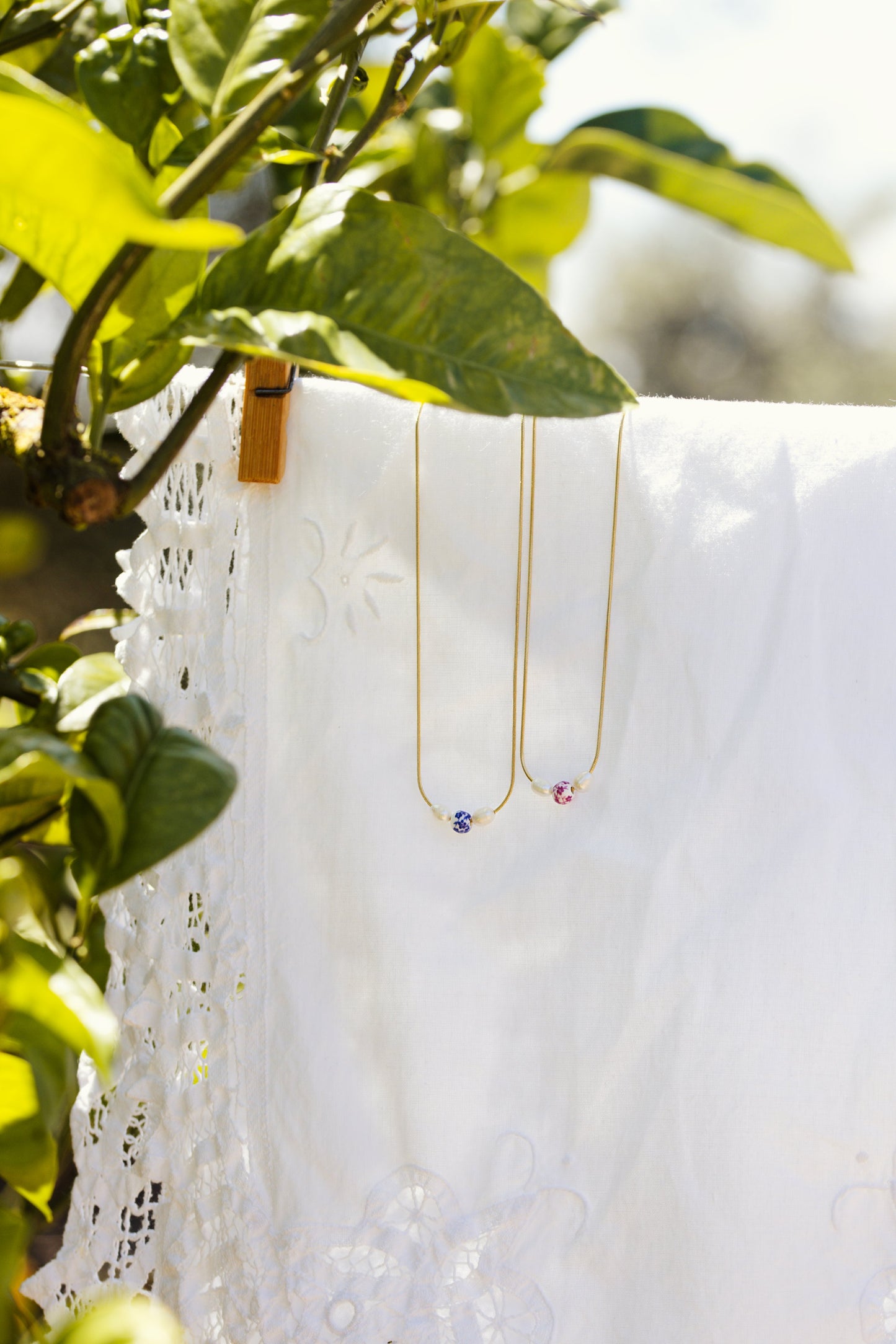 Painted Blue Collana