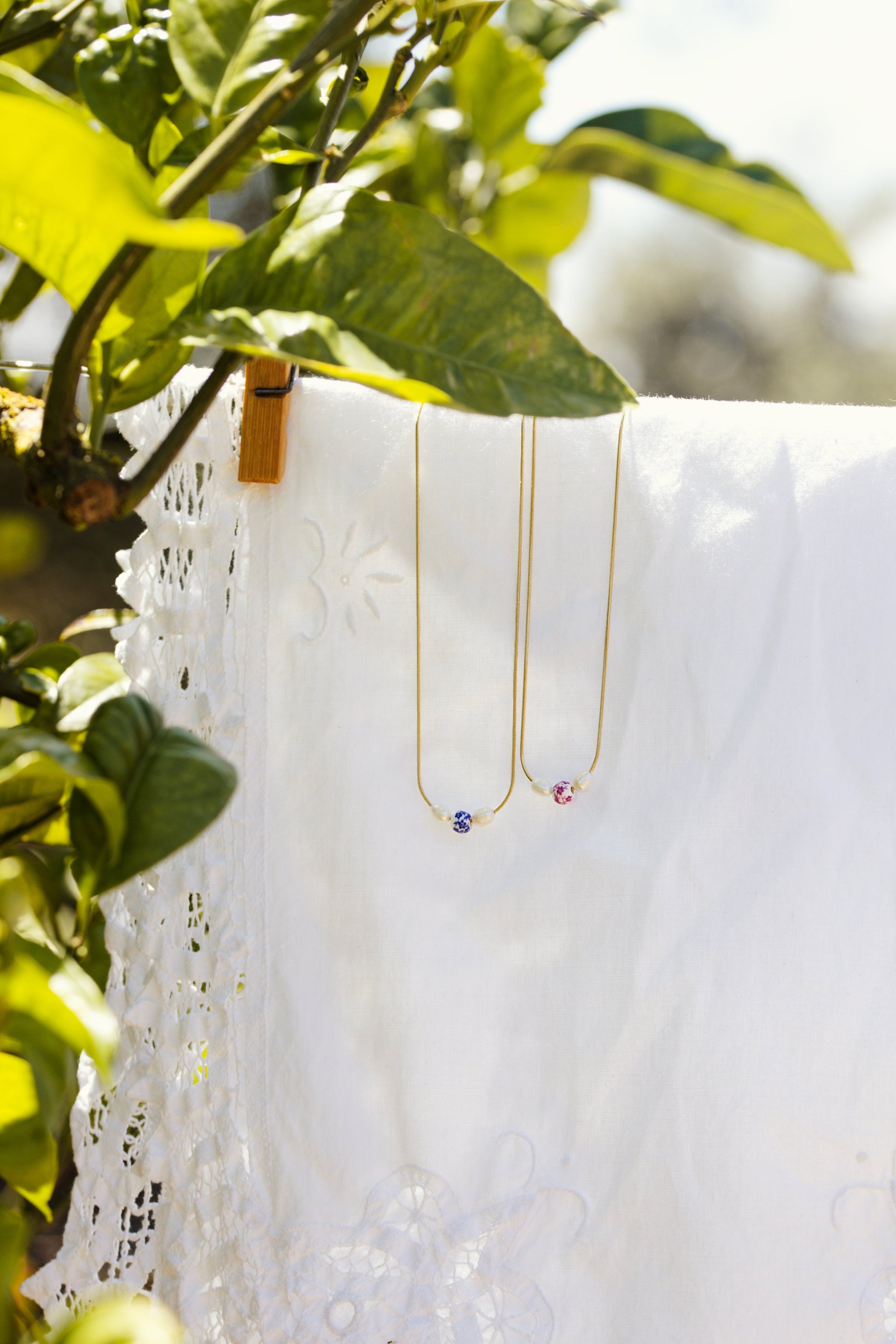 Painted Blue Collana