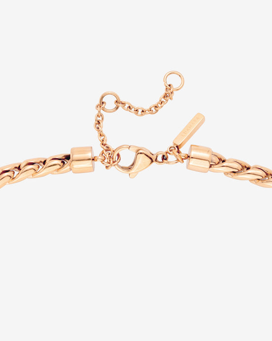 Spiral Links Collana Oro Rosa