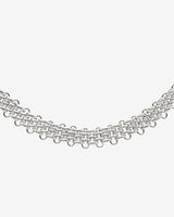 Bold Mesh Collana Argento