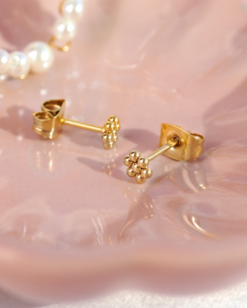Blooming Studs Oro