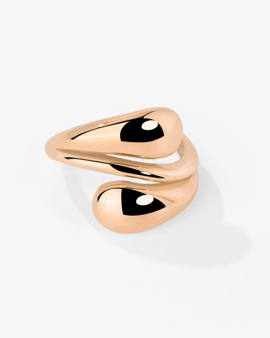 Sculpted Touch Anello Oro Rosa