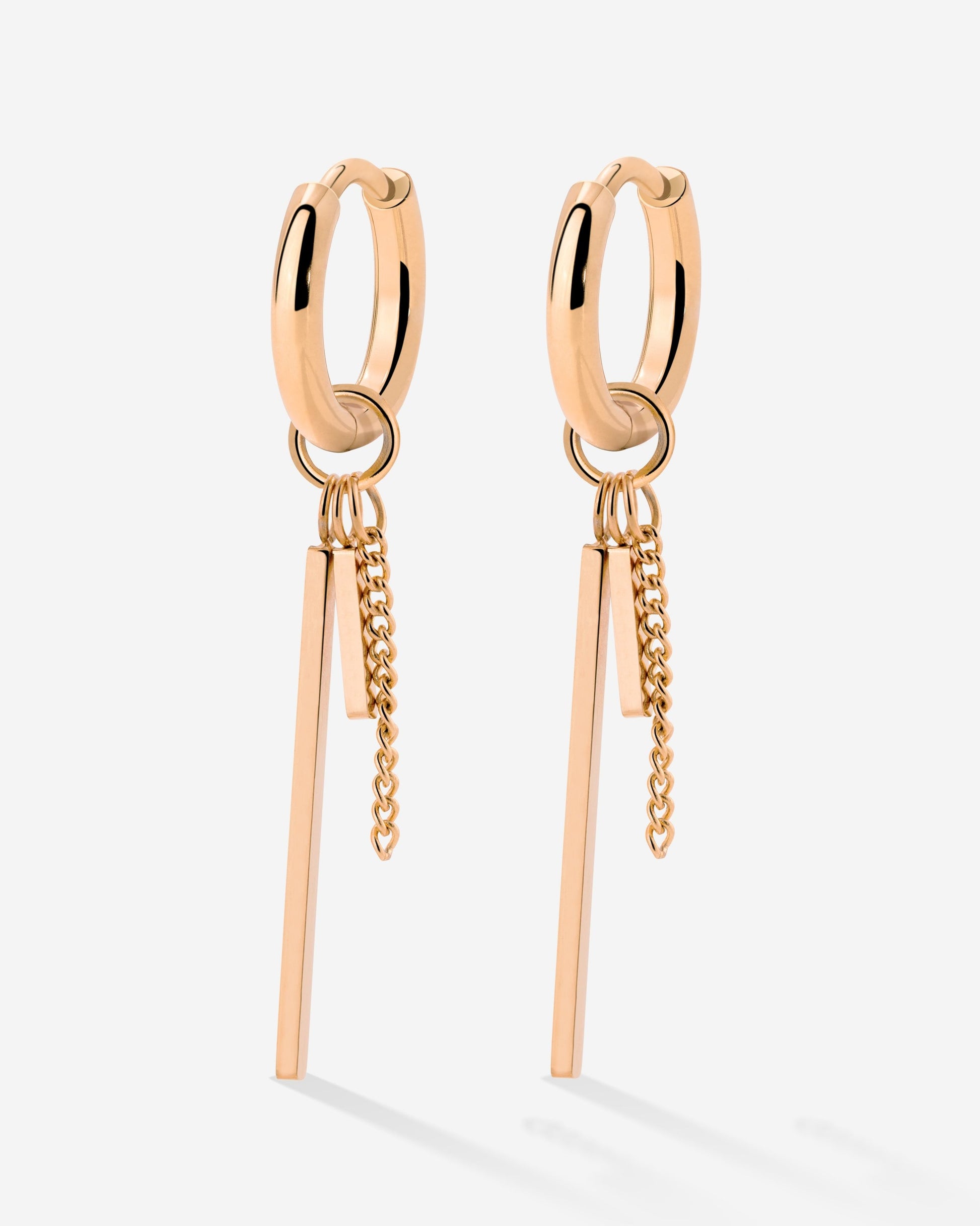This and That Hoop Set Small Oro Rosa