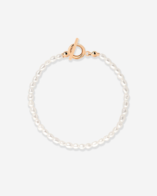 Lenis Loving Pearl Bracciale Oro Rosa