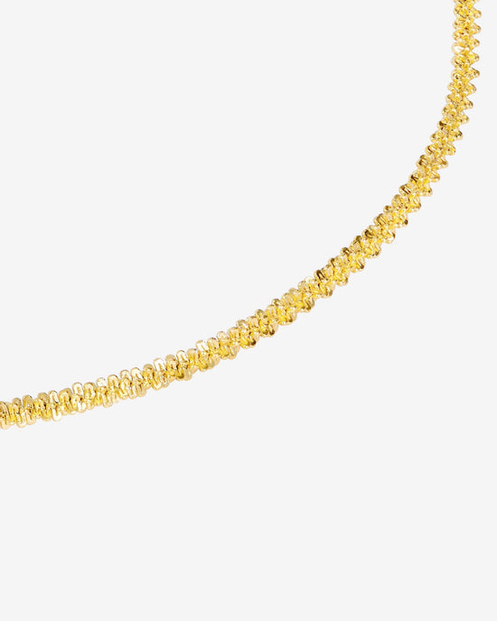 Criss Cross Chain Collana Oro