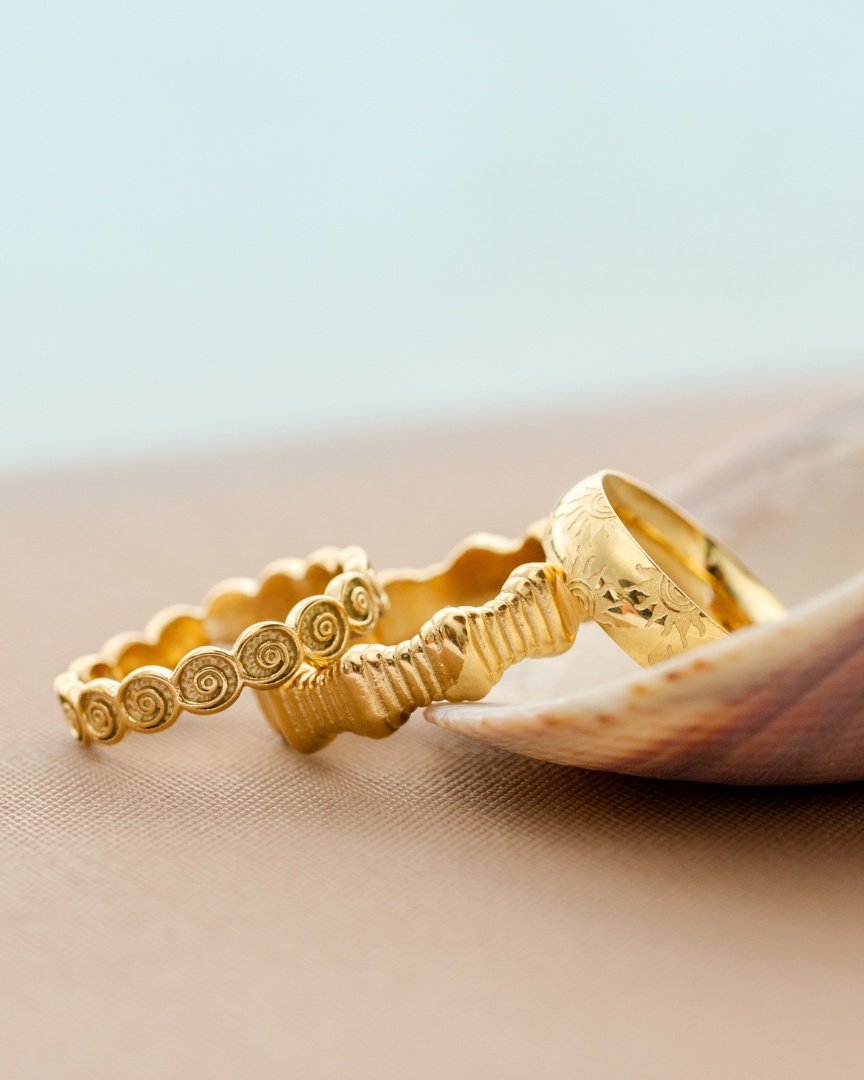 Swirl'n Anello Oro Rosa