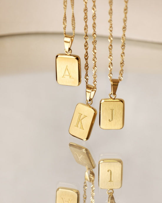Letter Collana Oro Rosa