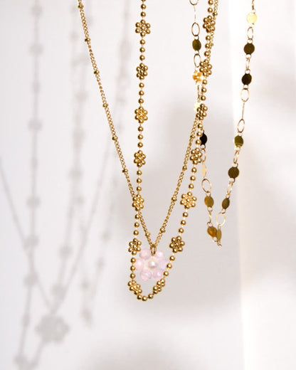 Blooming Choker Argento