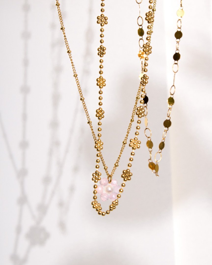 Blooming Choker Argento