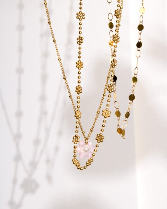 Blooming Choker Argento