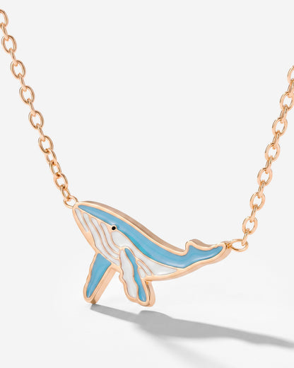 Blue Whale Collana
