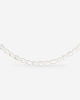 Perlita Choker Argento